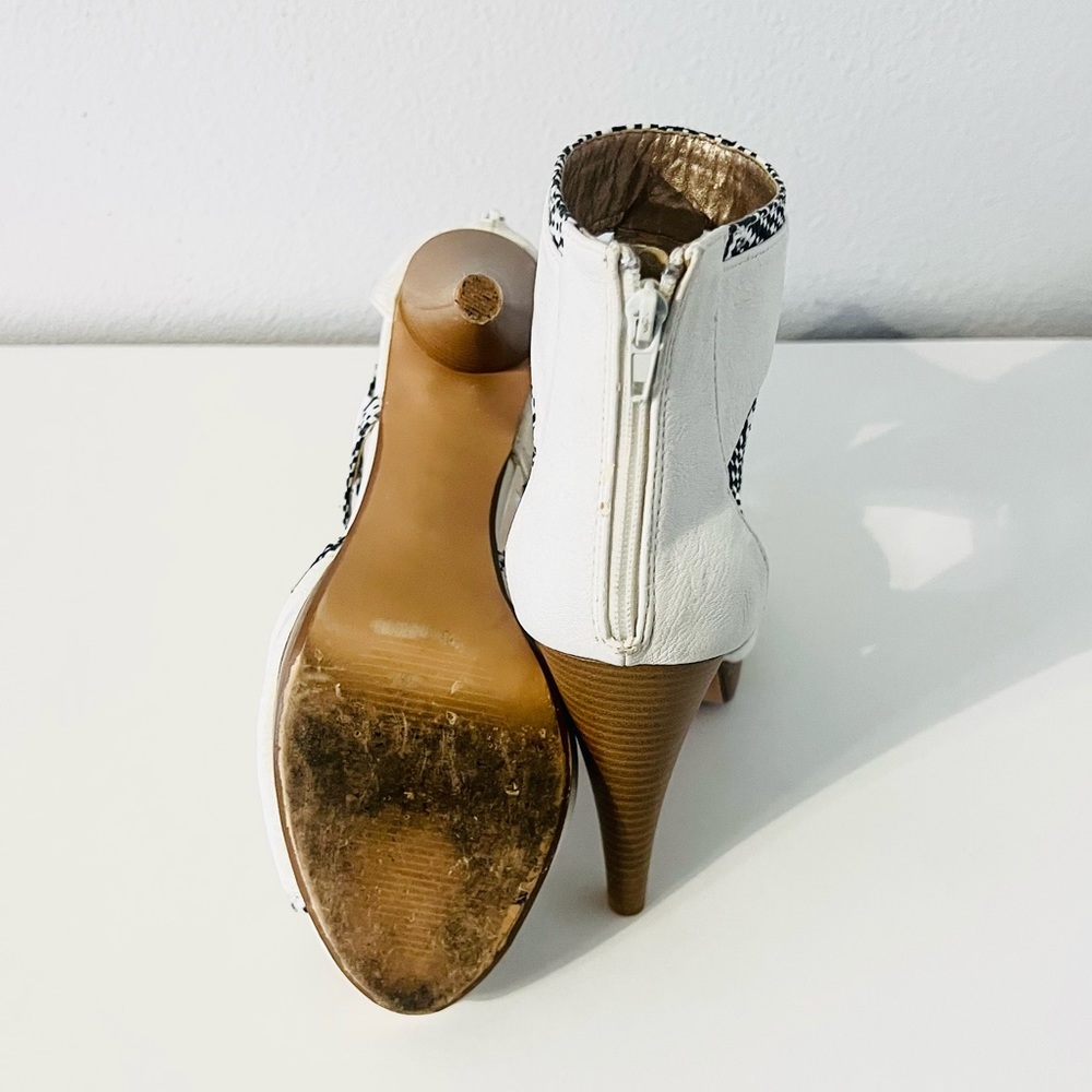 Peep Toe Platform Heels - Picture 5 of 5